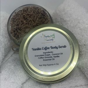 Vanilla coffee 4 Oz sugar body scrub